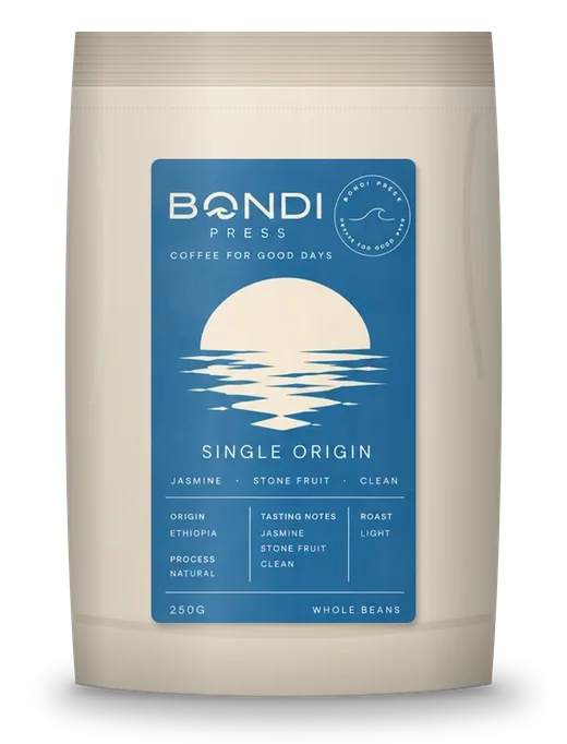 single origin coffee bag